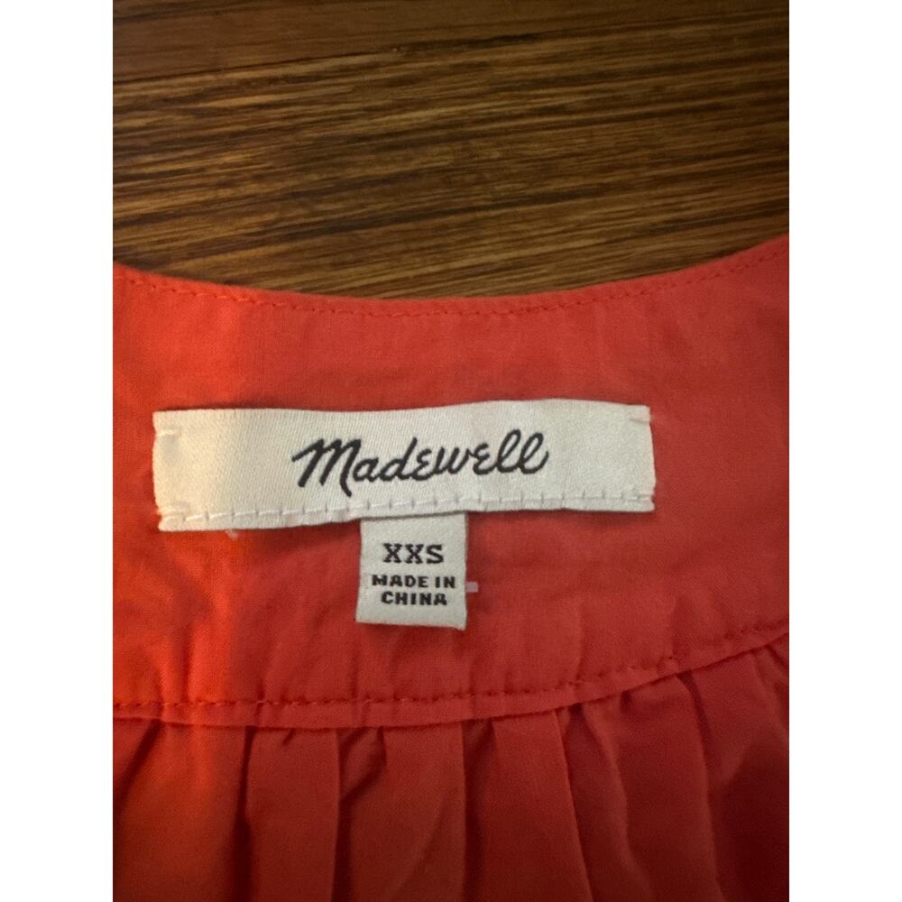 Madewell Coral Eyelet Blouse - Picture 4 of 5